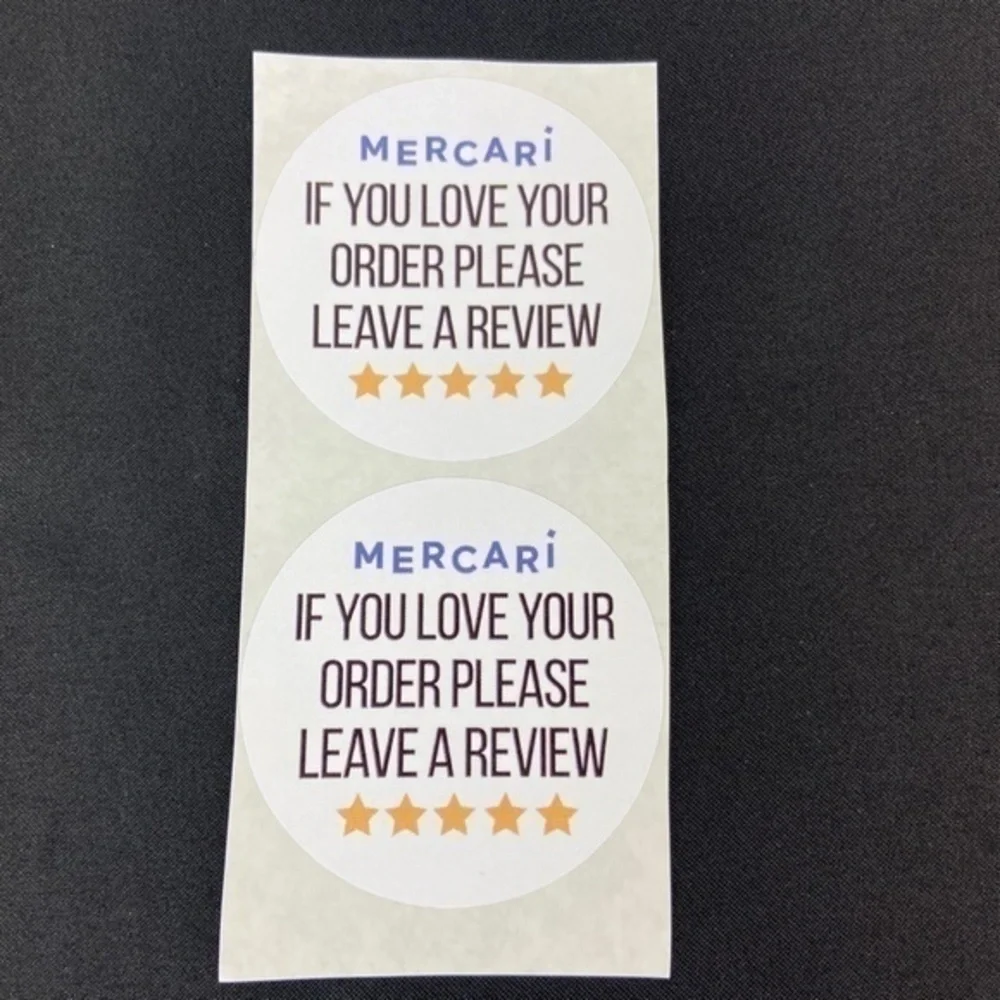 50 Packaging Sticker Labels 2 Inches Round